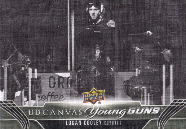 insert RC karta LOGAN COOLEY 23-24 UD Ser. 2 Young Guns Canvas Black and White číslo C237